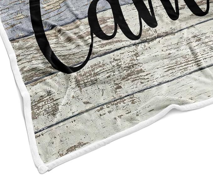 Camper Blanket, Camping Lovers Gift Ideas for Men or Woman, Campsite Outdoors RV Travel Hiking Sofa Couch Throw Blanket,Super Soft Flannel Blankets Gifts for Bed Camper Outdoor 50"x60"