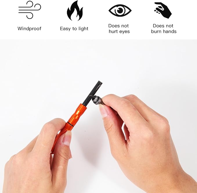 4PCS Ferro Rods Fire Starter Sticks Fire Striker Flint and Steel Fire Starter Kit Survival Flint Fire Steel Spark Magnesium Rod for EDC,Camping,Hiking,Emergency Survival Kits