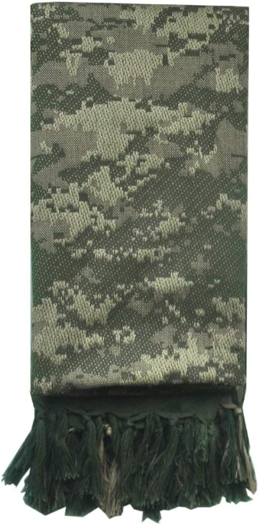 Explore Land Cotton Shemagh Keffiyeh Tactical Desert Scarf Neck Head Wrap with Tassel for Men Women