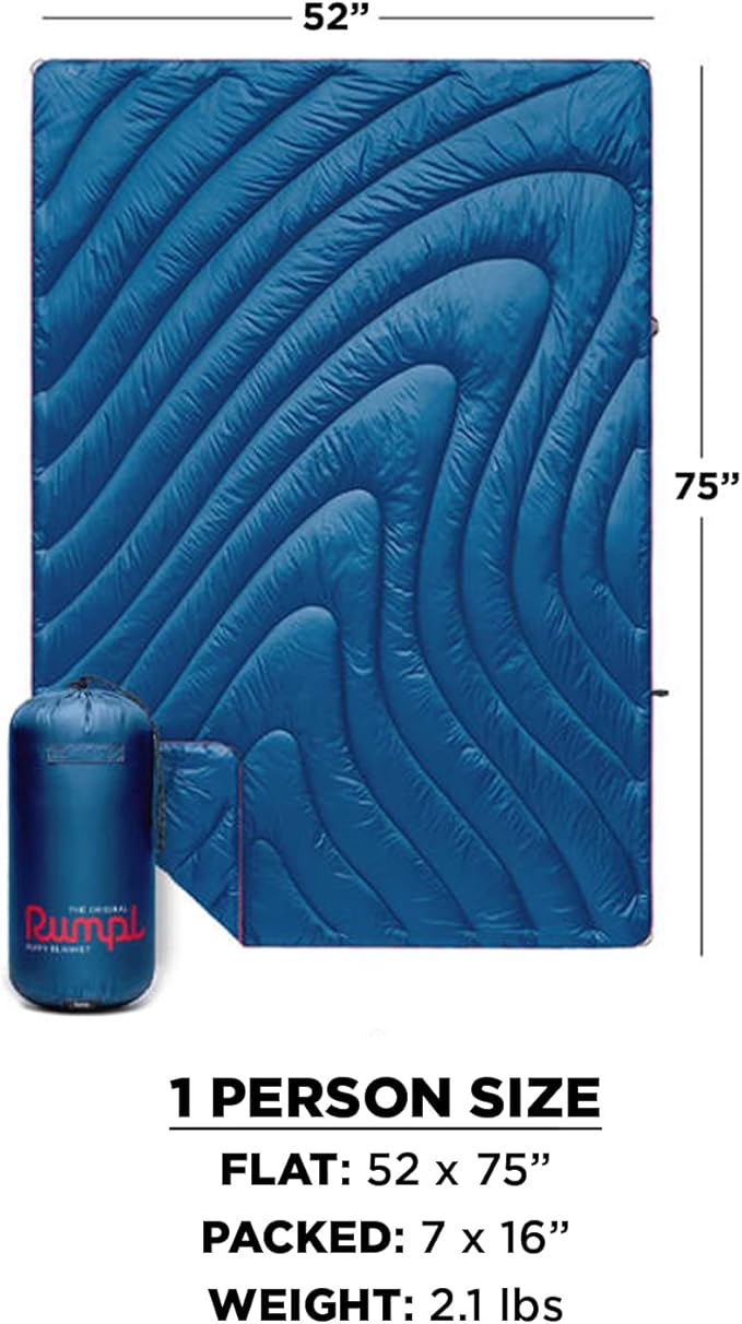 Rumpl Original Puffy National Park Blanket for Camping and Outdoors, Yellowstone - V1