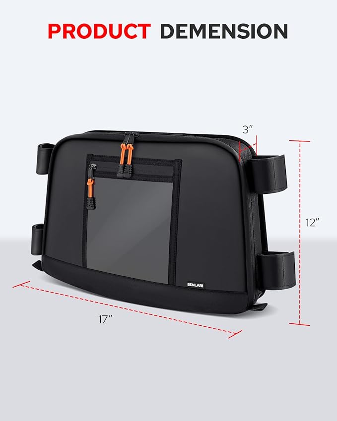 Benlari X3 Overhead Roof Storage Bag, 13.6L Water-Resistant Roof Bag Compatible for Can-Am Maverick X3 Max RS DS Turbo R 2017-2024, Replacement for 715004275