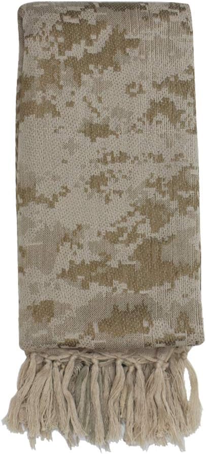 Explore Land Cotton Shemagh Keffiyeh Tactical Desert Scarf Neck Head Wrap with Tassel for Men Women