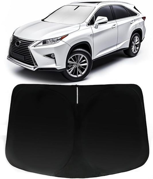 Windshield Sun Shade for 2016-2022 Lexus RX, Car Front Window Sun Visor & Heat Shield | 240T Sunshade Protection Blocks UV Rays Keep Your Car Cooler