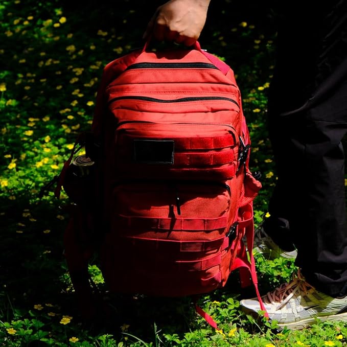 45L Tactical Backpack for Men Women, Military Assault Pack with MOLLE, Large 3 Day Bug Out Bag for Hiking Camping