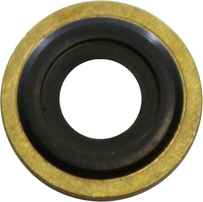 Oxygen Cylinder Wrench w/Bungee & 2 Brass Yoke Washer Seals for O-Ring Replacement on O2 Regulators