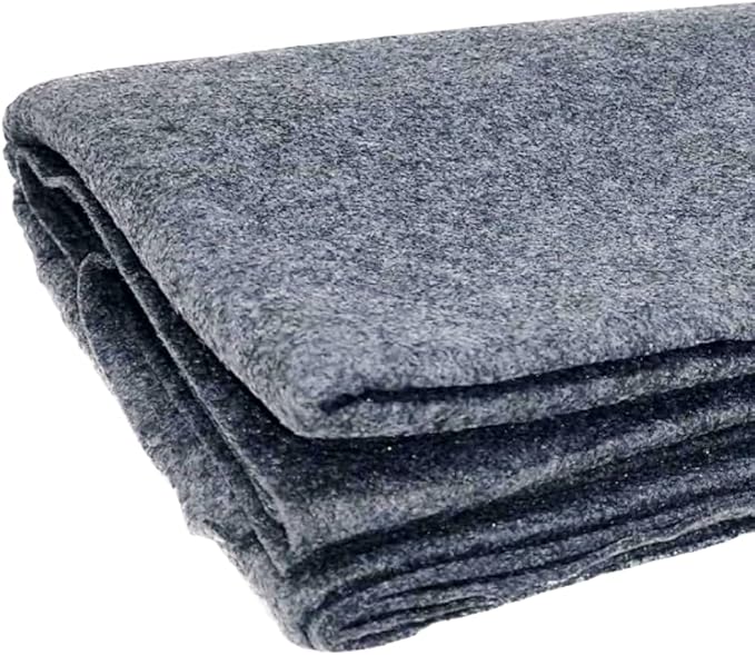 Vakly Emergency Throw Blanket 80 x 40 in (2 Pack) – Disposable Fleece Survival Blanket for Travel, Camping, Car Emergency Kit, Outdoor Use & Homeless Shelters, Gray