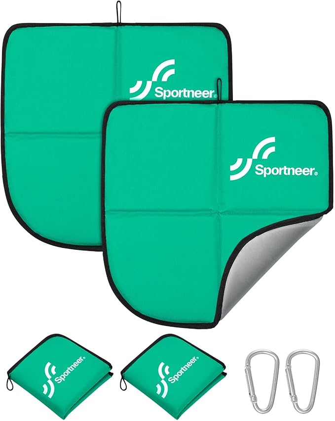 Sportneer Sitting Pad, Lightweight Waterproof Folding Seat Pad for Backpacking, 15.75'' x 15.75'' Portable Camping Seat Mat for Hiking, Picnics & Outdoor Use