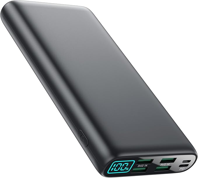 Portable Charger 38800mAh Power Bank with 5 Outputs & 2 Inputs,PD USB C In&Out Fast Phone Charging External Battery Pack Backup,Travel Essential Outdoor for iPhone 17/16/15,Android Samsung Galaxy etc