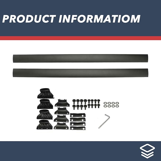 Roof Rack Cross Bars for 2023 2024 2025 2026 Honda CR-V CRV & CR-V Hybrid with Side Rails, Aluminum Crossbar Luggage Rack for Rooftop Cargo Carrier Bag Kayak Canoe Bike Snowboard Skiboard