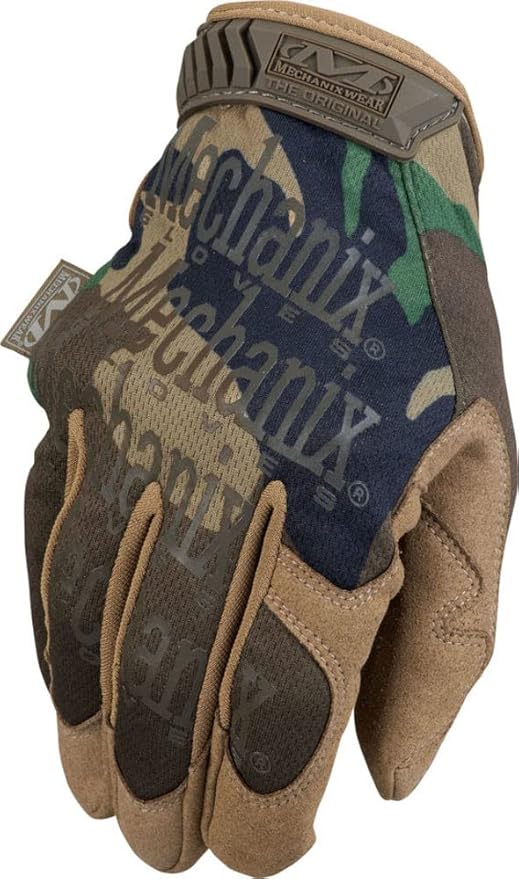 Mechanix Wear - Original Woodland Camo Tactical Gloves (X-Large, Camouflage)