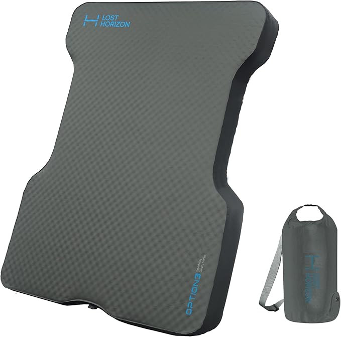 LOSTHORIZON Truck Bed Camping Air Mattress with Foam, Self Inflating Sleeping Pad for Full Size 5.5-5.8FT with Pump Sack, 4.5" Thick