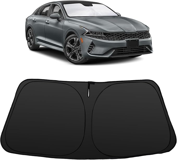 Windshield Sun Shade Custom 2021-2024 2025 2026 Kia K5 / 2020-2024 2025 2026 Hyundai Sonata Accessories Front Sunshade Shield Blocker Sun Visor Heat Protection