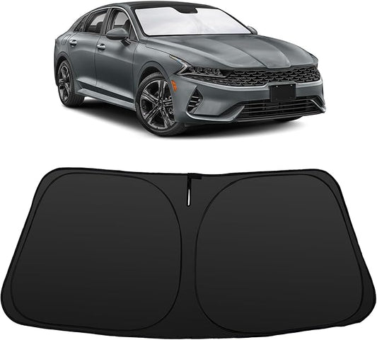 Windshield Sun Shade Custom 2021-2024 2025 2026 Kia K5 / 2020-2024 2025 2026 Hyundai Sonata Accessories Front Sunshade Shield Blocker Sun Visor Heat Protection