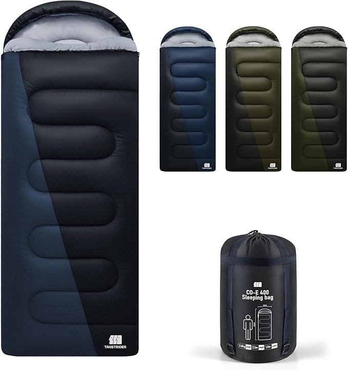 Sleeping Bags for Adults Cold Weather & Warm,Backpacking Camping Sleeping Bag for Tall Girls Boys,Lightweight,Compact,Waterproof Camping Gear for Traveling,Hiking,Hotel,Outdoor & Indoor