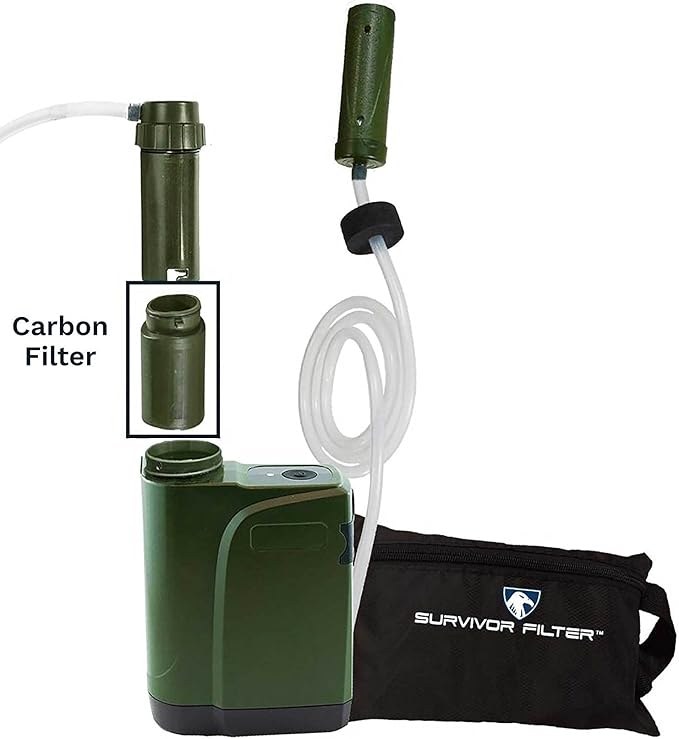 Survivor Filter - Carbon Replacement Filter | USA Tested - Compatible with PRO & PRO X Portable Emergency Water Filter