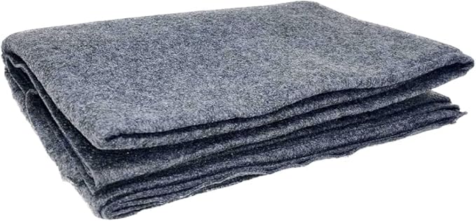 Vakly Emergency Throw Blanket [80’’x40’’] Disposable Fleece Military Cover – for Traveling, Camping, Car, Outdoor Survival, Homeless Shelters & Everyday Use (5, Gray, 40" x 80")