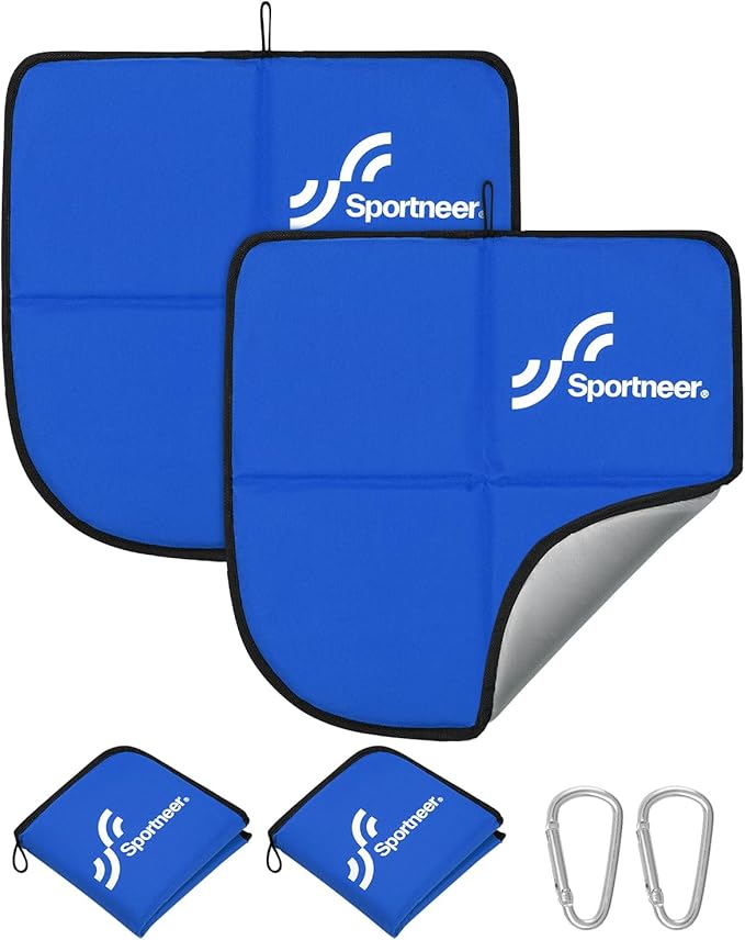 Sportneer Sitting Pad, Lightweight Waterproof Folding Seat Pad for Backpacking, 15.75'' x 15.75'' Portable Camping Seat Mat for Hiking, Picnics & Outdoor Use