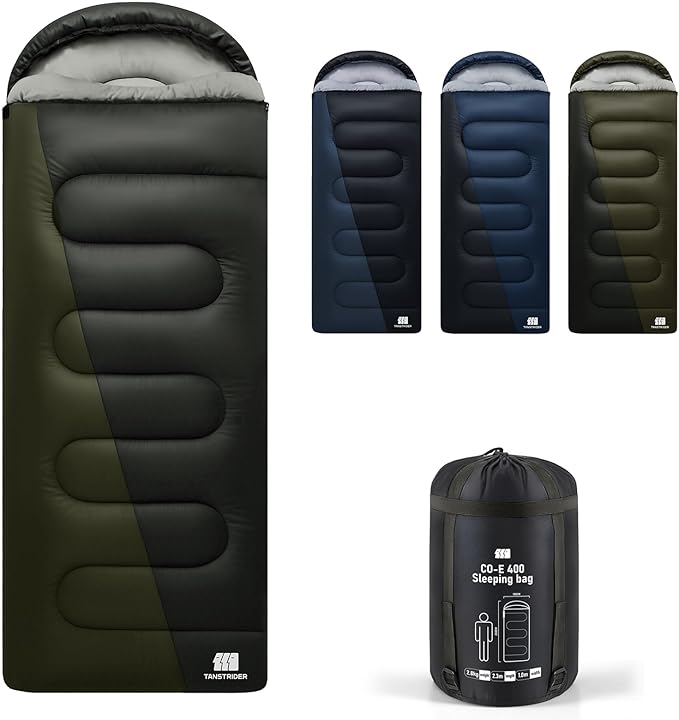 Sleeping Bags for Adults Cold Weather & Warm,Backpacking Camping Sleeping Bag for Tall Girls Boys,Lightweight,Compact,Waterproof Camping Gear for Traveling,Hiking,Hotel,Outdoor & Indoor