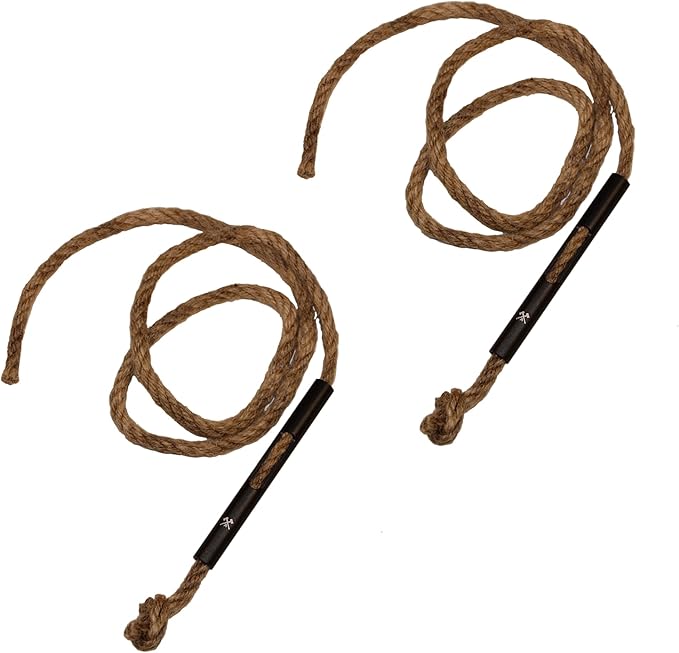 Bushcraft Survival Fire Starter Jute Tinder Rope and Bellow - Natural Weather Resistant Kindling - Waterproof Emergency Fire Kit for Campfires, Stoves & Fire Pits - 2 Pack