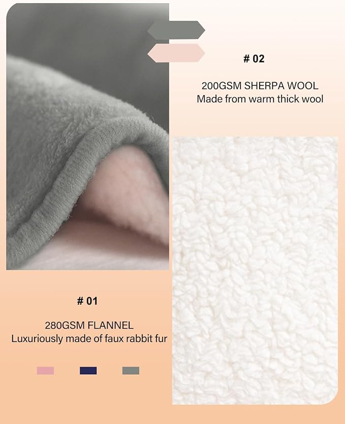 Car Heated Blanket, 12/24V Portable Heated Blanket for Car, Machine Washable Flannel Travel Blanket, 3 Heating Levels, 60x44 Inches, 4-in-1 Design, Convenient Storage for Camping,Grey