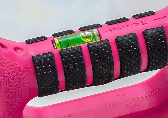 Hammer Fist 8-in-1 Multitool - Heavy Duty Stainless Steel Palm Hammer & Nail Puller, Non-Marring Mallet, Hex Driver, Ruler, Square & Bottle Opener - Compact EDC Survival Gear & DIY Hand Tool (Pink)