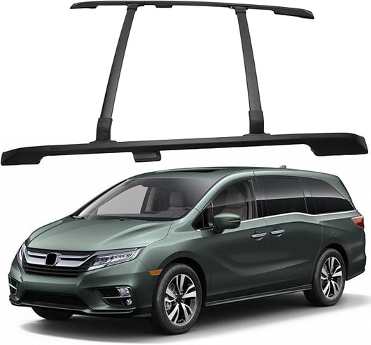 SCITOO Roof Side Rails & Crossbars Fit For Honda Odyssey 2011-2017 220LBS,Heavy Duty Aluminum Roof Crossbars Rooftop Luggage Kayak Racks Carrier Black