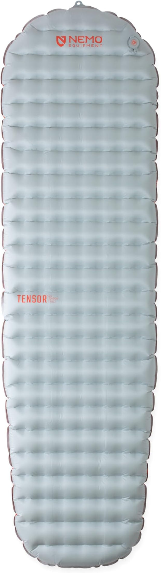 Nemo Equipment Tensor All-Season Ultralight Insulated Sleeping Pad - Regular Mummy (72" x 20) - Blade/Spicy Orange