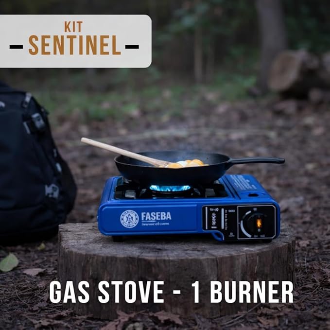 Bug Out Bag Survival Kits HUMPTI Centinela, 72 Hour Survival Kit Military Grade for Emergency, Kit de Supervivencia, Go Bag Emergency Backpack, Solar Radio, Camping Gas for Cook, Mochila 72 Horas