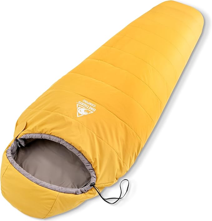OneTigris Bushcrafter’s Sleeping Bags, Mummy Sleeping Bag for Camping Hiking Backpacking, Survival Gear