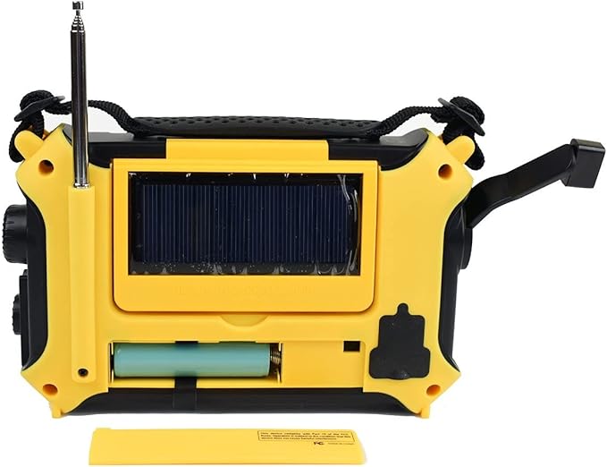 Kaito KA500L 4-Way Powered Emergency AM/FM/SW NOAA Weather Alert Radio with Solar,Dynamo Crank,Flashlight