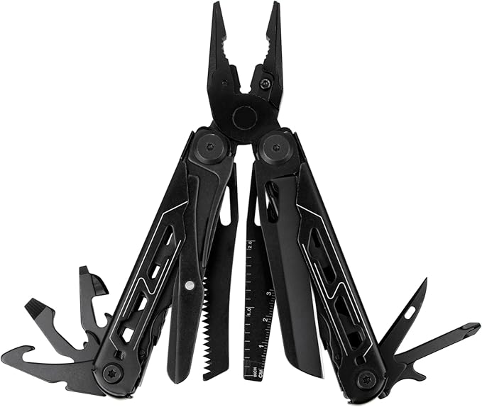 Multitool 28 in 1 Multi Tool Pliers with Pocket Knife, Bottle Opener, Saw, EDC for Survival Camping, Hunting and Hiking