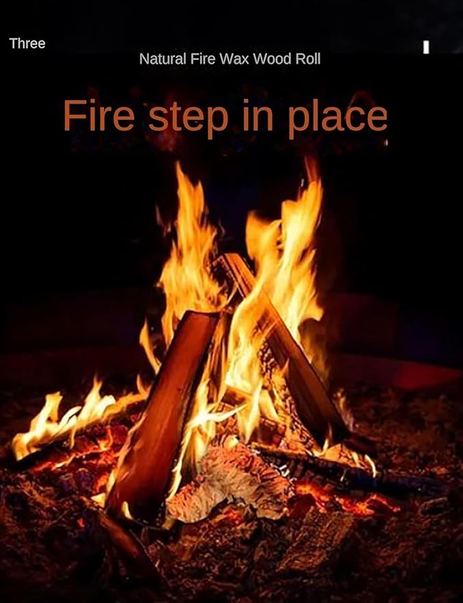 100% Natural Fire Starter Sticks - Resin Rich, Quick Light Firestarters for Wood Stove, BBQ, Bonfire, Camping Hiking & Emergency Kits