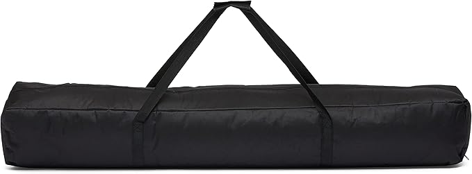 Amazon Basics 2 Person Heavy Duty Portable Sturdy Hammock Stand for Outside, Easy Assembly, Includes Carrying Case, 9 foot, Black