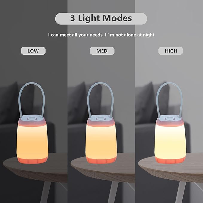 Hiingav 6 Pack LED Camping Light, 3 Modes BatteryPowered Night Light for Indoor and Outdoor EmergencyLight, Tent Lantemn, Camping, Gifts (Includes 18 AAA Batteries)