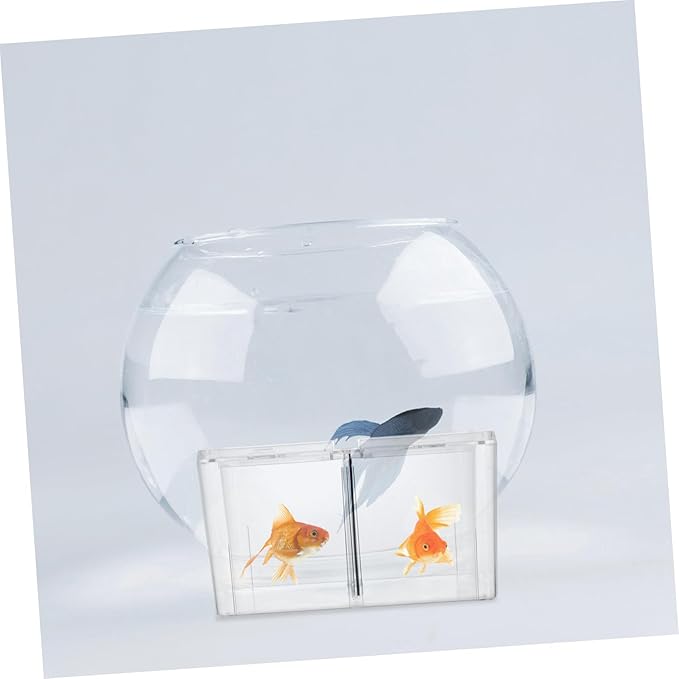 Yardwe Acrylic Betta Fish Breeding Box Incubator Fish Rearing Isolation Tank for Safe Hatching and Enhanced Survival Rate of Fry Acrylic Material Oxygen-Enhancing Design