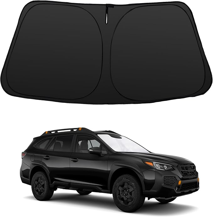 Windshield Sun Shade Compatible with 2020-2024 2025 Outback SUV, Base, Premium, Limited, Touring Accessories Sun Visor Heat Protection Keeps Car Cool