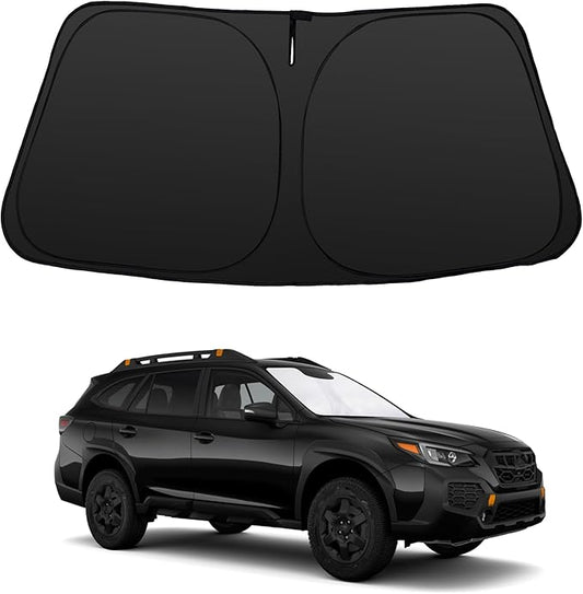 Windshield Sun Shade Compatible with 2020-2024 2025 Outback SUV, Base, Premium, Limited, Touring Accessories Sun Visor Heat Protection Keeps Car Cool