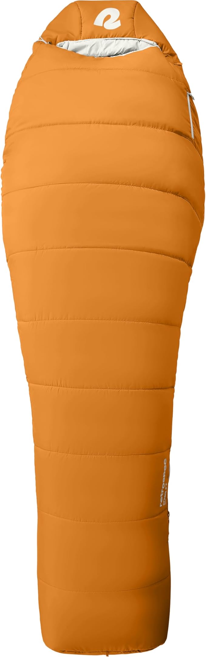 Retrospec Dream Mummy Sleeping Bag - 5, 15, & 30°F Cold Weather Camping & Travel Essential Gear with Water - Resistant Shell & Synthetic Fill - Zippered Pocket & Stuff Sack