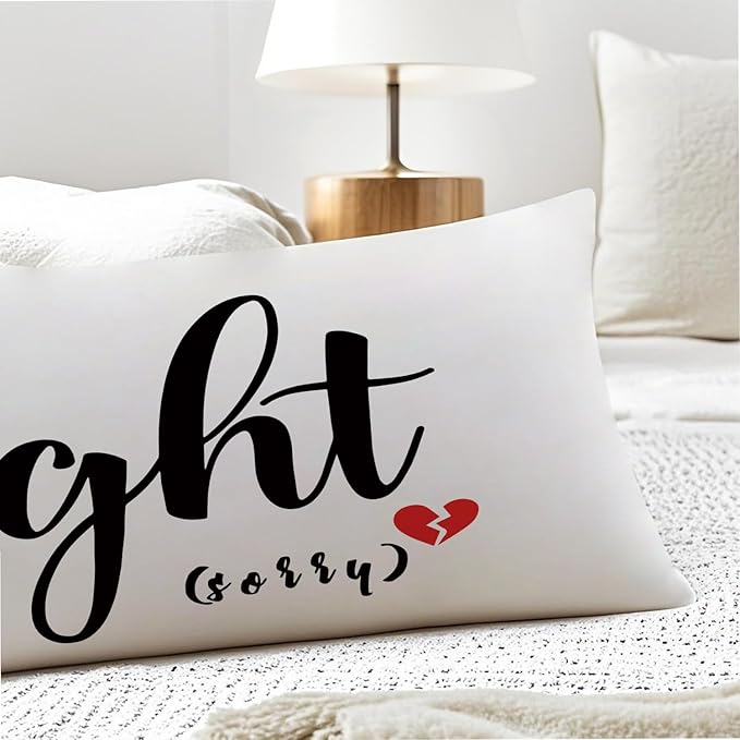 Bridal Shower Gifts 20x54 Body Pillow Cover, Bachelorette Gifts for Bride, Anniversary Wedding Gift Tonight Not Tonight Decorative Long Body Pillow Cases for Bed Couch