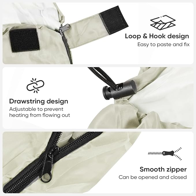 OBTANIM Sleeping Bags Portable Waterproof Camping Sleeping Bag for Adults Kids 4 Seasons Cold Weather or Warm Backpacking Hiking Travel Indoor Outdoor Use
