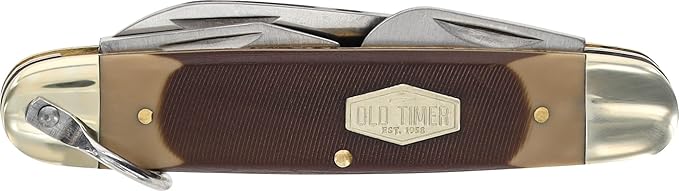 Old Timer 23OT Scout Knife Folding Pocket Knife with Can Opener Carry