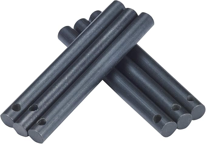 FOSTAR Survival Kit, 6PCS Drilled Ferrocerium Rod Fire Starter, Magnesium Fire Steel Rods, Must-Have for Emergency