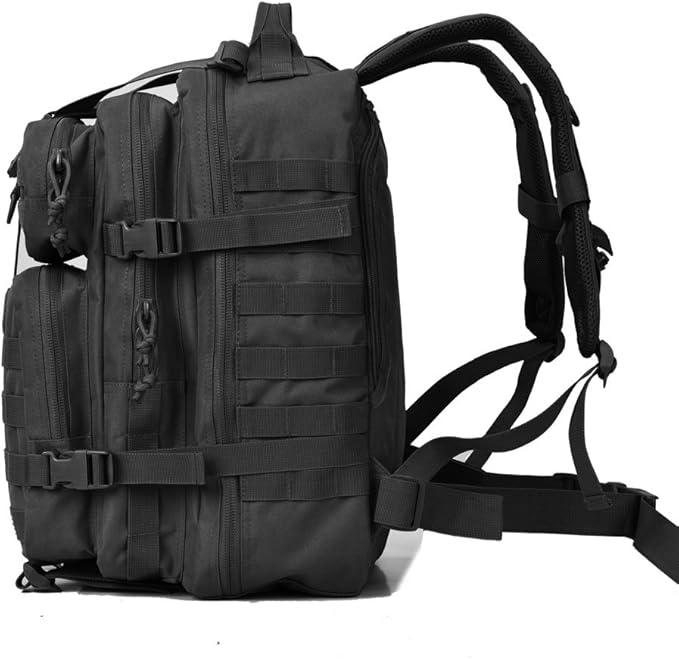 REEBOW GEAR Military Tactical Backpack 3 Day Assault Pack Army Molle Bag Backpacks Rucksack 35L Black