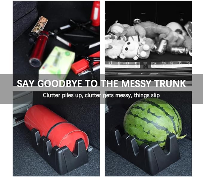 Stacool 4PCS Car Storage Organizer Trunk Blocks for Boot Felt Carpet,Free Association Car Cargo Organizer Block,Multipurpose Car Organizers and Storage
