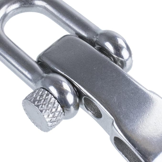 Paracord Planet Stainless Steel and Alloy B-Shackles, D-Shackles, O-Shackles, & U-Shackles for Paracord Survival Bracelets (Pack and Single Sizes)