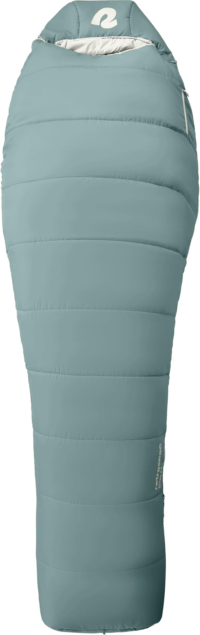 Retrospec Dream Mummy Sleeping Bag - 5, 15, & 30°F Cold Weather Camping & Travel Essential Gear with Water - Resistant Shell & Synthetic Fill - Zippered Pocket & Stuff Sack