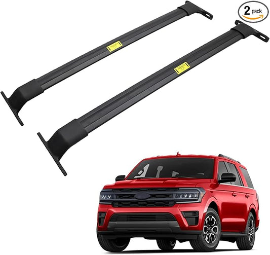 Roof Rack Cross Bars 220LBS for 2018-2026 Ford Expedition/2018-2024 Lincoln Navigator, Heavy Duty All-Metal Aluminum Crossbar Luggage Rack for Rooftop Cargo Carrier Bag Kayak Canoe Bike Snowboard
