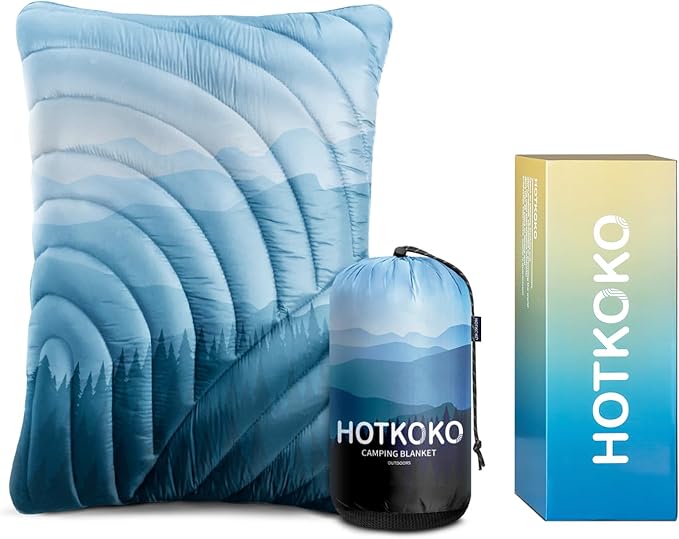 Camping Pillow,Supportive Compressible Travel Pillow Large Size Lightweight Camp Pillow with Storage Bag for Camping,Hiking,Backpacking,Airplane