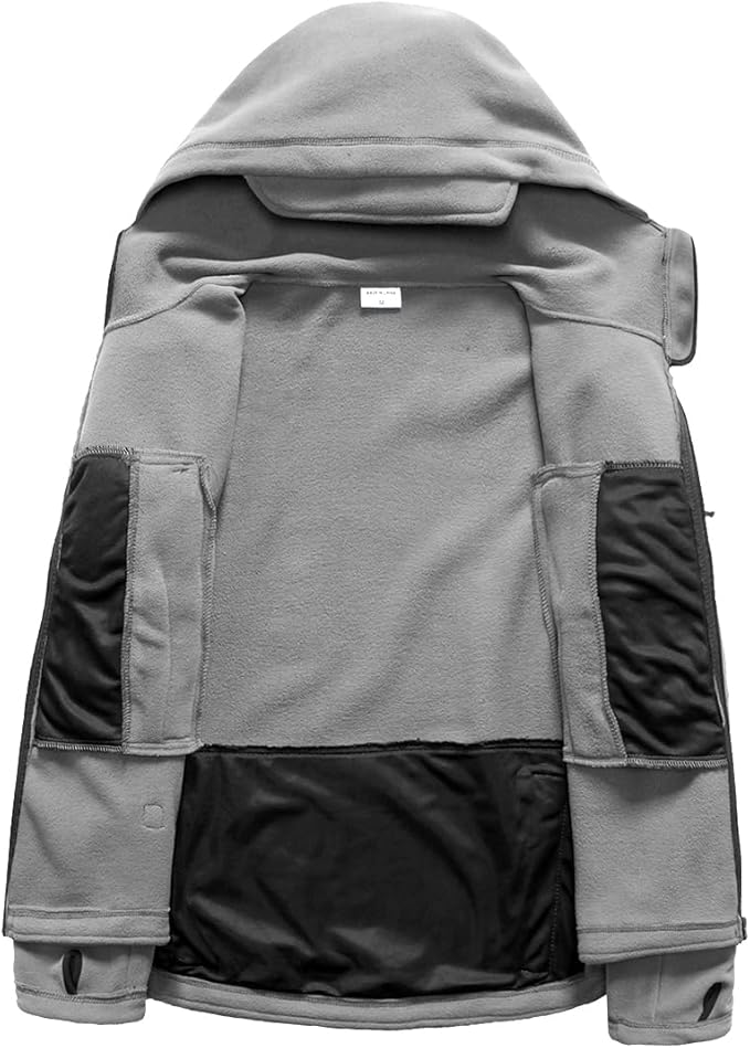 ReFire Gear Men's Warm Military Tactical Sport Fleece Hoodie Jacket