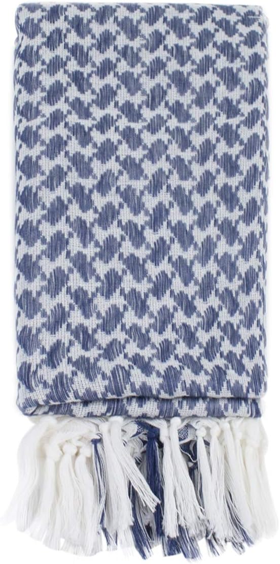Explore Land Cotton Shemagh Keffiyeh Tactical Desert Scarf Neck Head Wrap with Tassel for Men Women